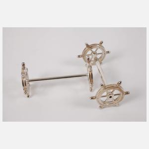 Sechs maritime Messerbänkchen