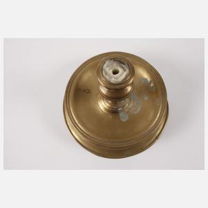 Spätbarocker Muldenfußleuchter