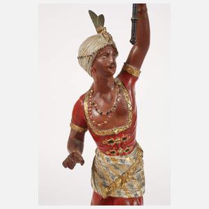 Figürliches Leuchterpaar als Orientalen