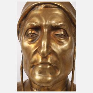 Bronzebüste Dante Alighieri