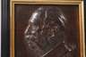 Georg Wrba, Bronzerelief Portrait König Albert