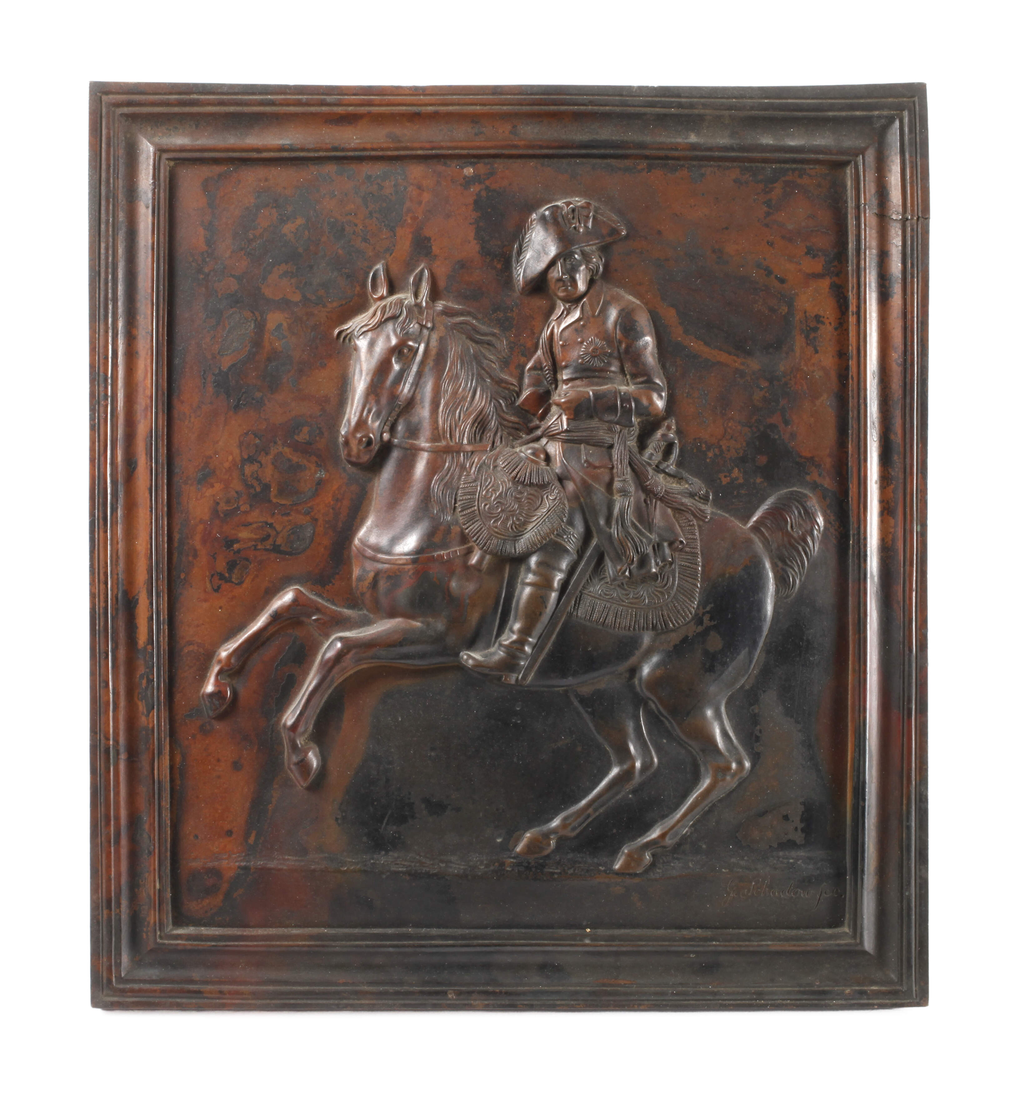 Johann Gottfried Schadow, Relief Friedrich II.