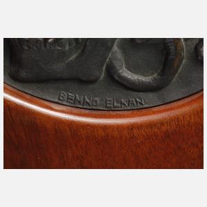 Benno Elkan, Doppelplakette