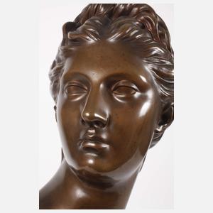 nach Jean-Antoine Houdon, Büste der Diana