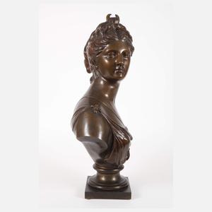 nach Jean-Antoine Houdon, Büste der Diana