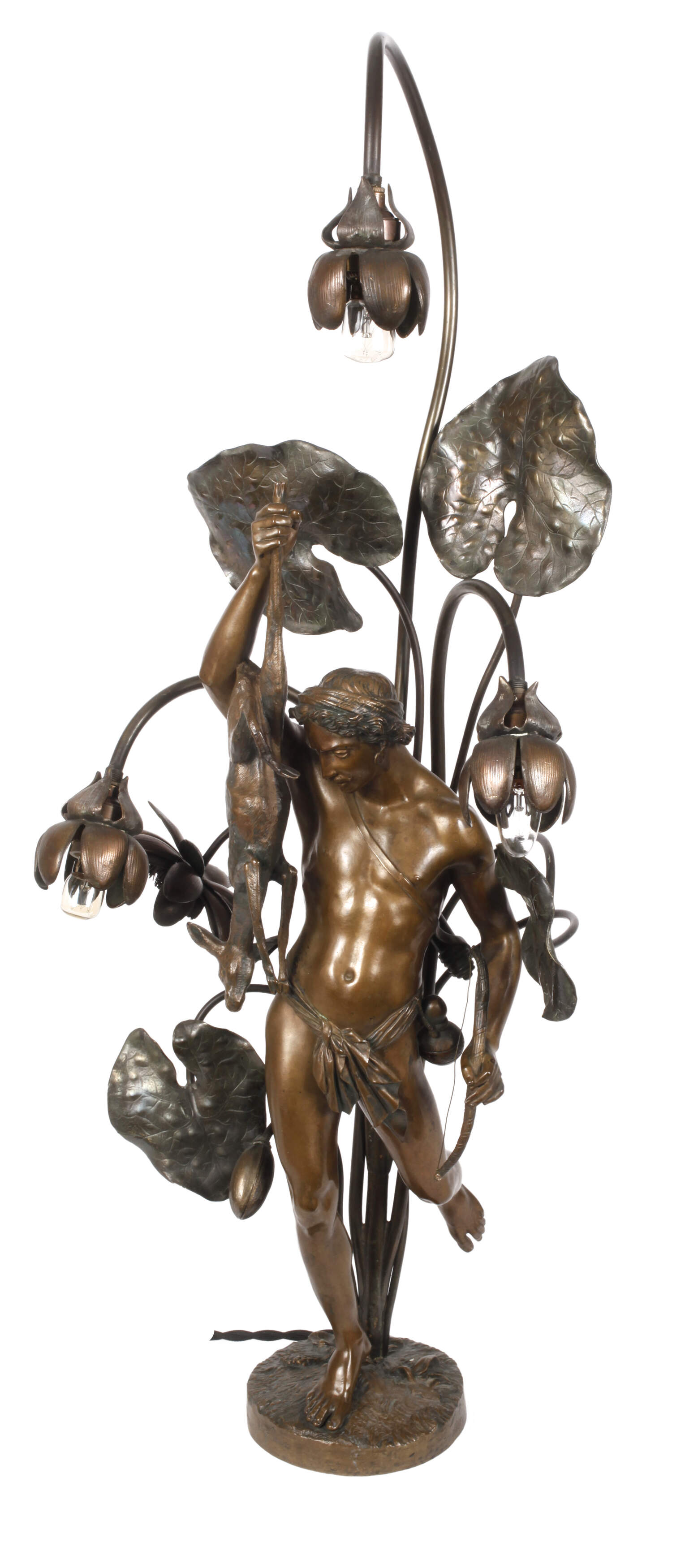 Jean Jaques Pradier, figürliche Tischlampe