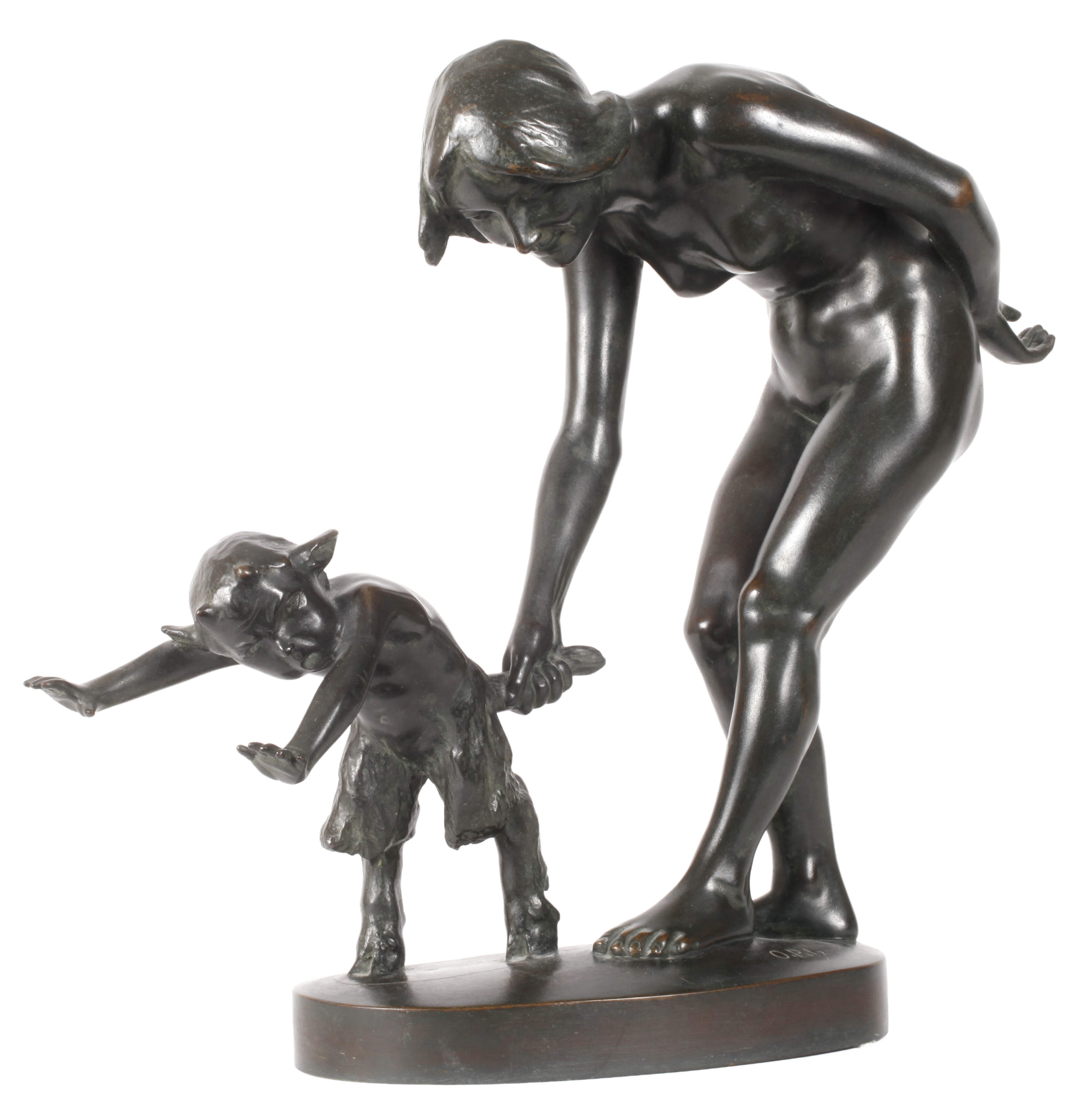 Otto Pilz, Nymphe und Faun