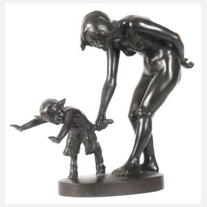 Otto Pilz, Nymphe und Faun