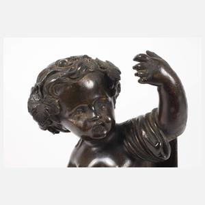 Putto als Bacchant