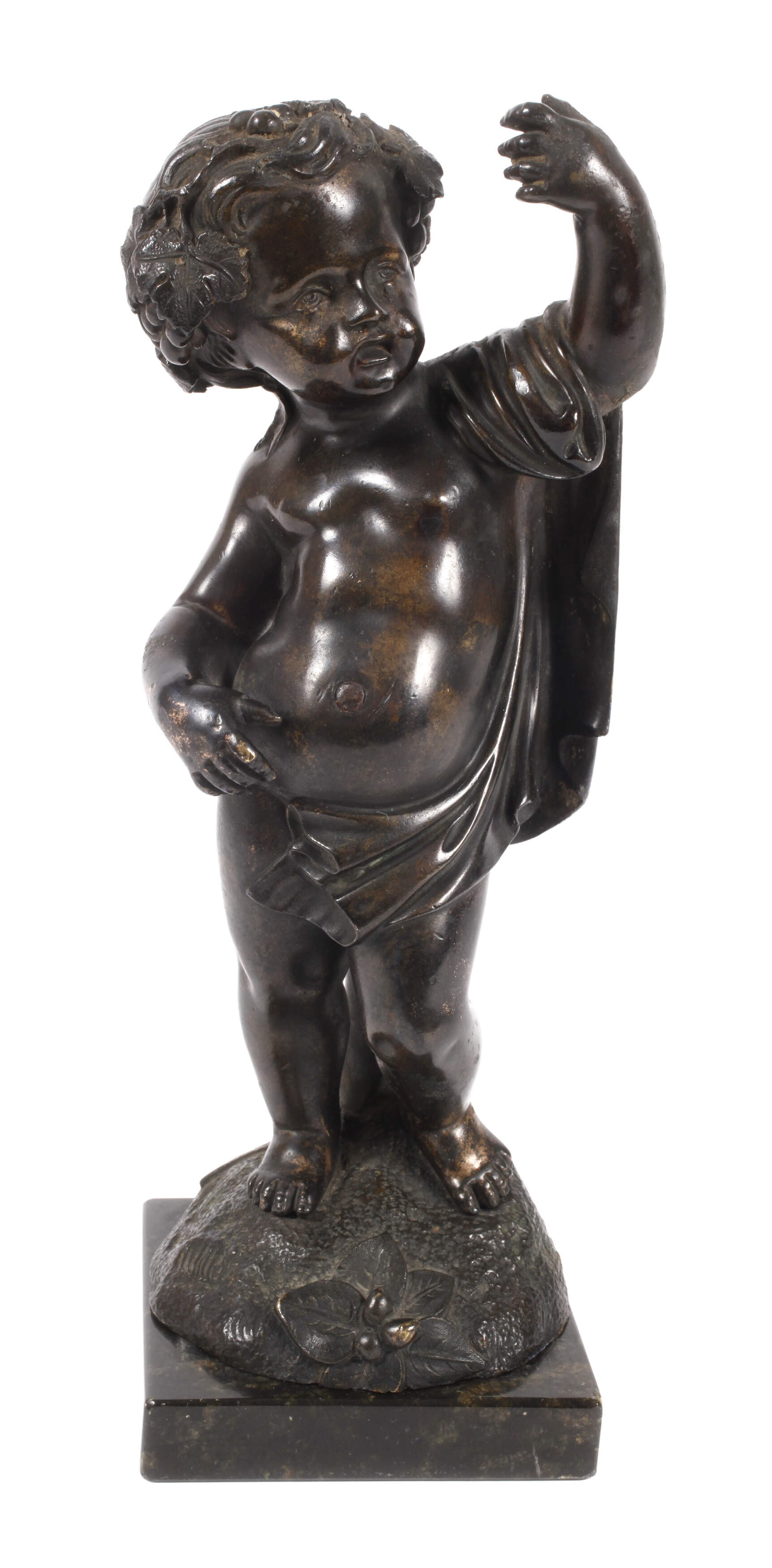 Putto als Bacchant
