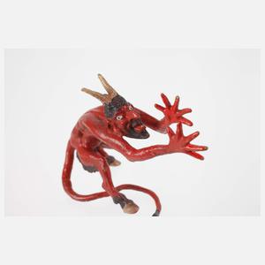 Wiener Miniaturbronze Teufel