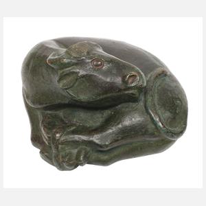 Liegender Wasserbüffel