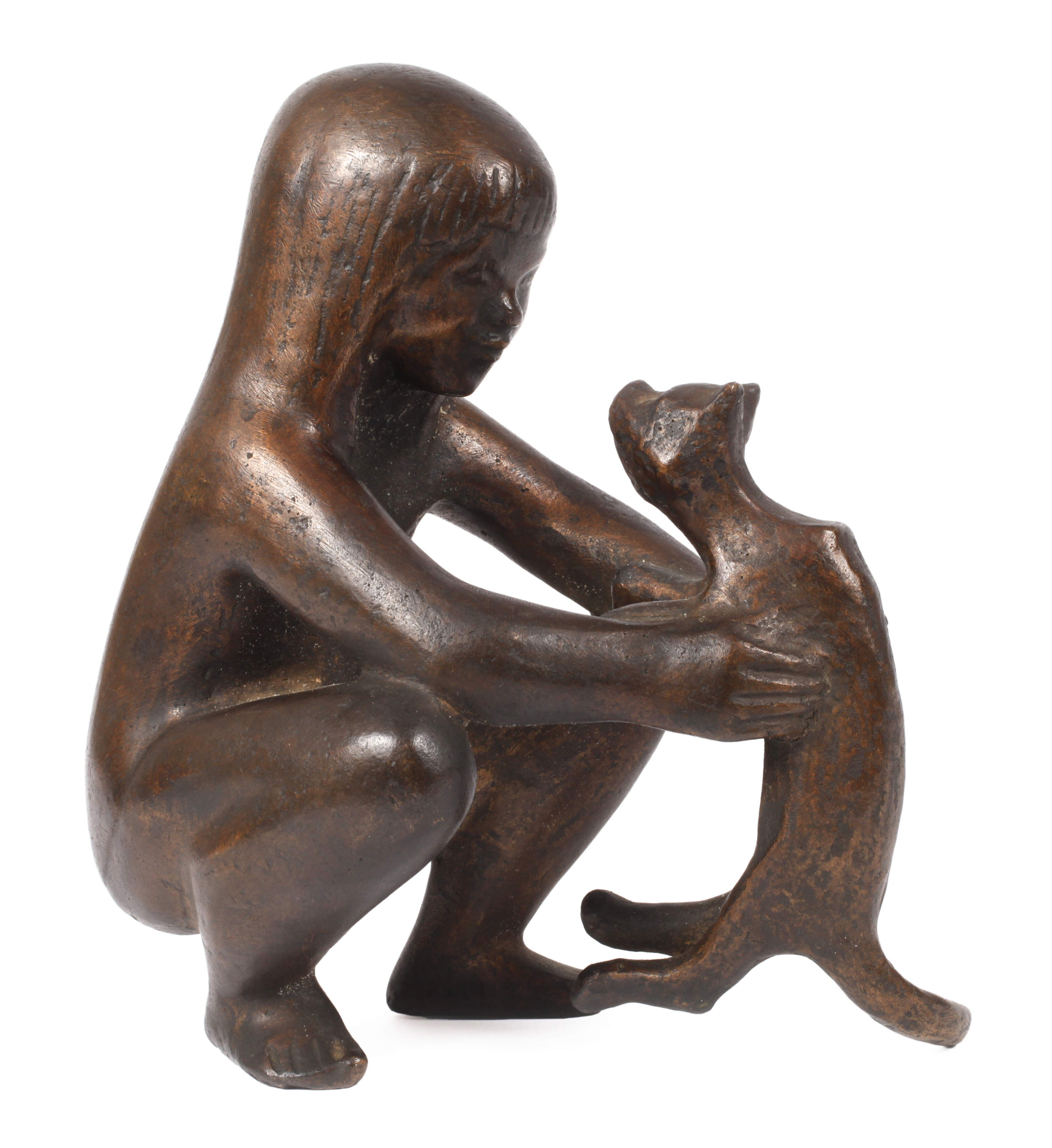 Gerhard Rommel, Mädchen mit Katze