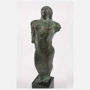 Drei moderne Bronzeskulpturen