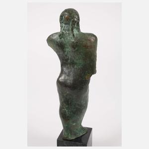 Drei moderne Bronzeskulpturen