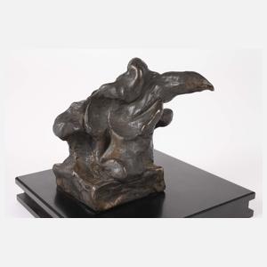 Drei moderne Bronzeskulpturen