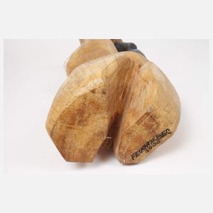 Feuchtinger, Holzskulptur weiblicher Akt