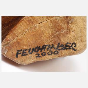 Feuchtinger, Holzskulptur weiblicher Akt