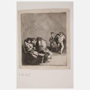Cornelis Bega, Konvolut Radierungen