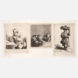 Cornelis Bega, Konvolut Radierungen