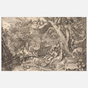 nach Abraham Bloemaert, "Das Goldene Zeitalter"