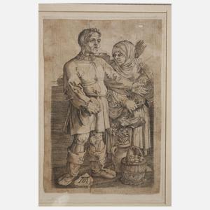 nach Albrecht Dürer, Der Marktbauer und sein Weib