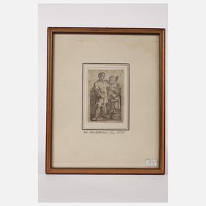 nach Albrecht Dürer, Der Marktbauer und sein Weib