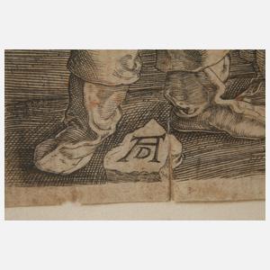 nach Albrecht Dürer, Der Marktbauer und sein Weib