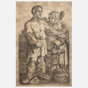 nach Albrecht Dürer, Der Marktbauer und sein Weib