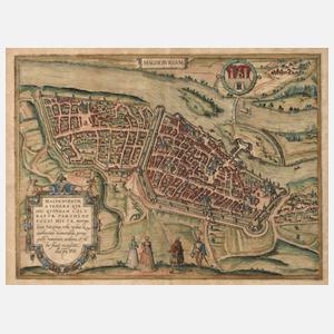 Frans Hogenberg, Magdeburg an der Elbe