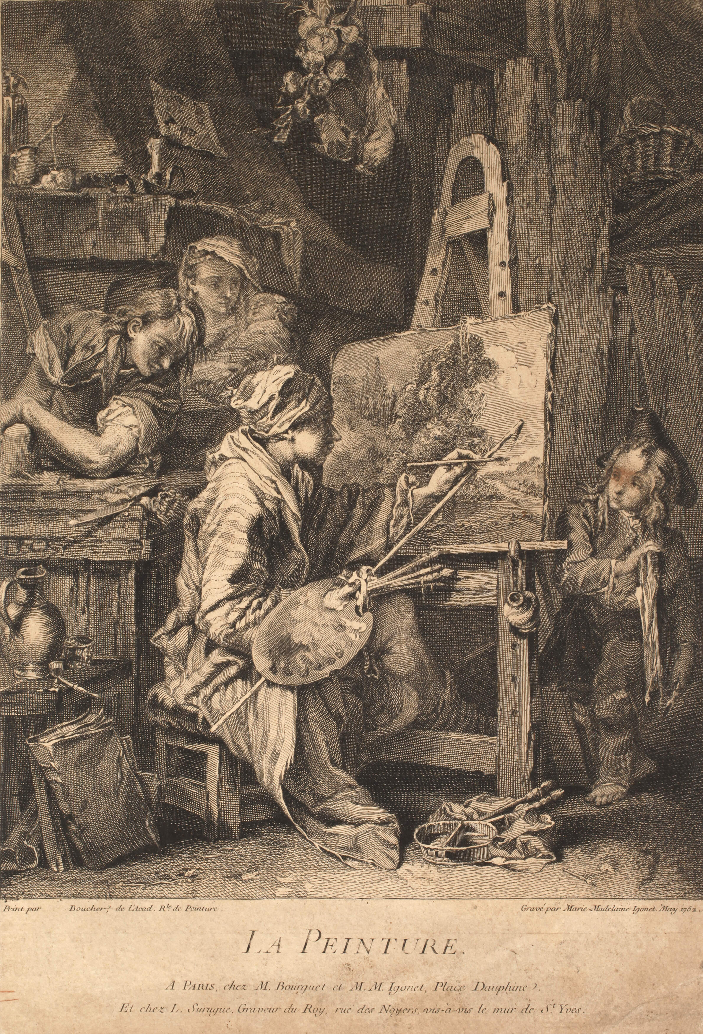 Marie Madelaine Igonet, "Die Malerei"