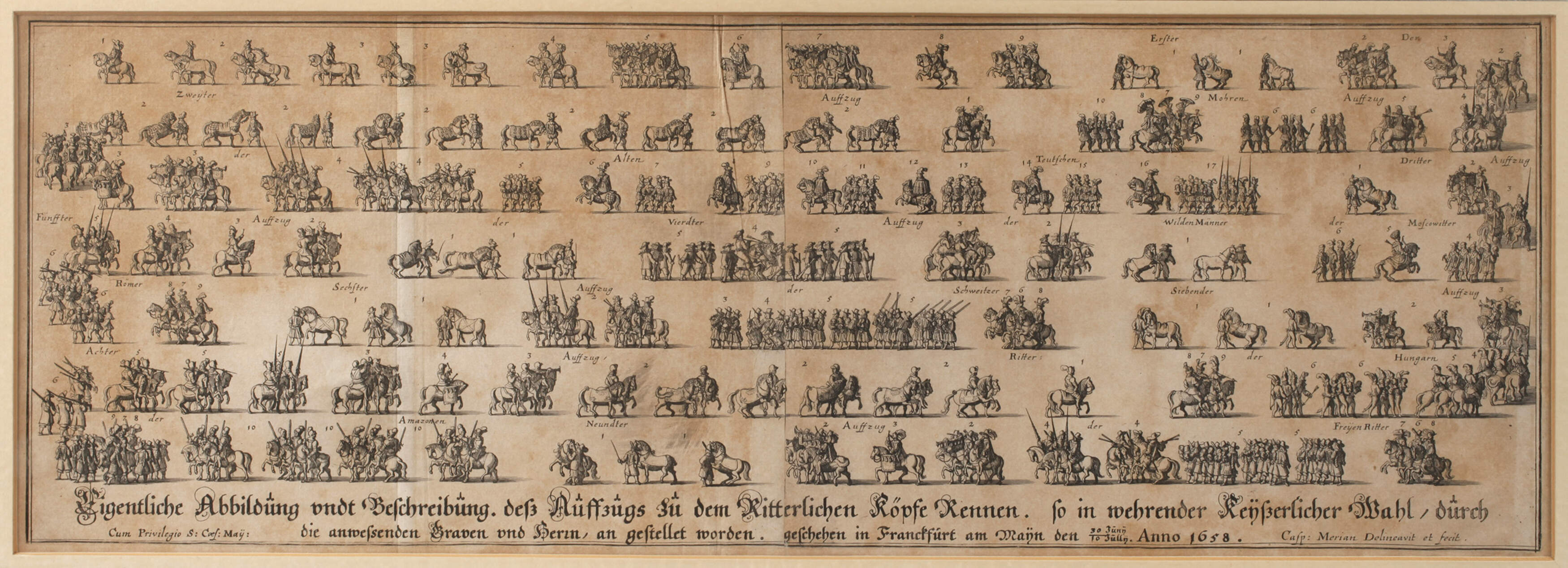 Kaspar Merian, "Ritterliches Köpferennen"