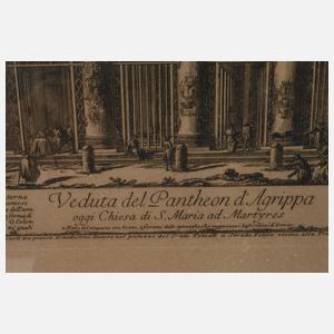 Francesco Piranesi, "Veduta del Pantheon d´Agrippa"