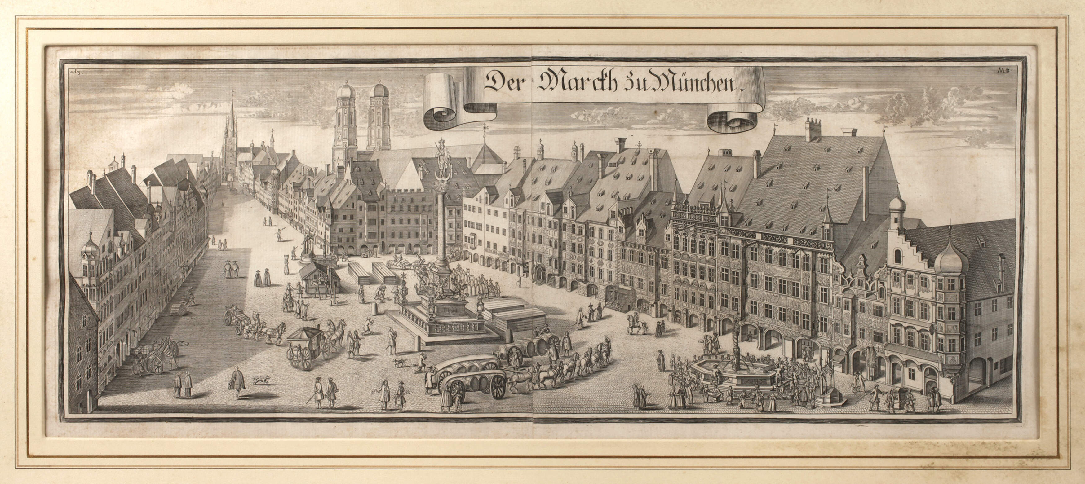 Michael Wening, "Der Marckh zu München"
