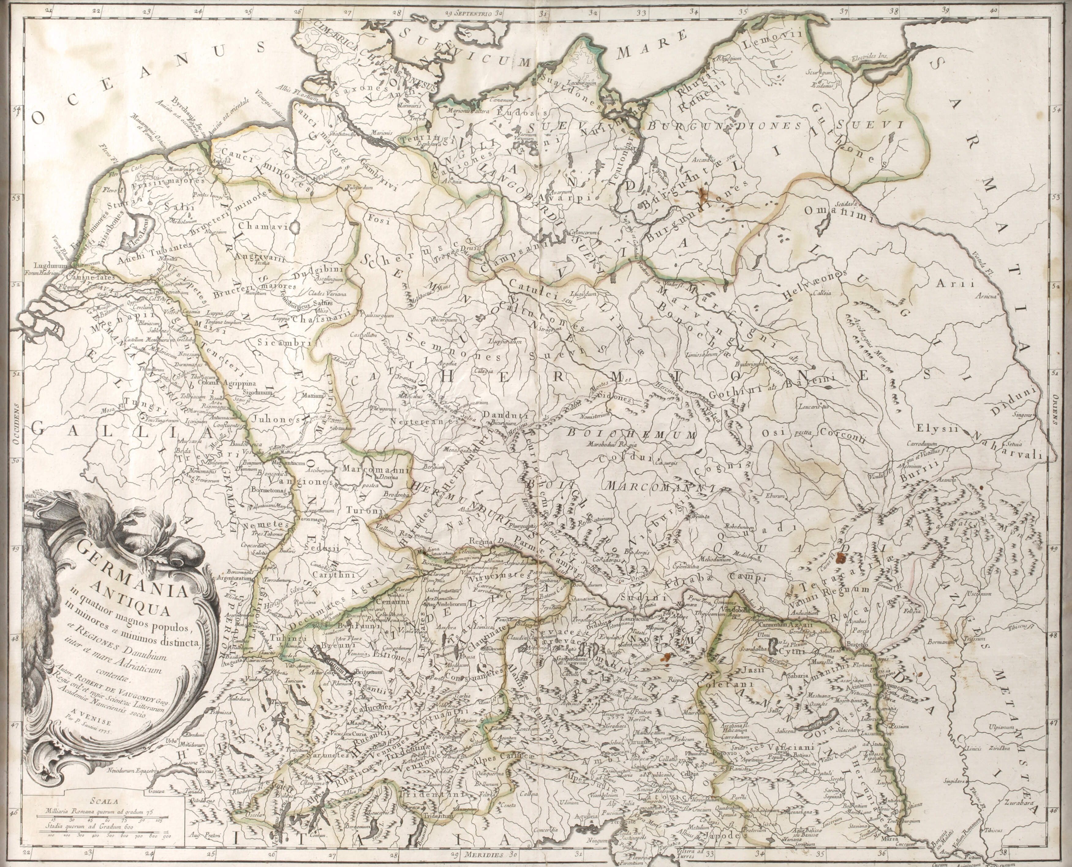 Robert de Vaugondy, Kupferstichkarte Deutschland