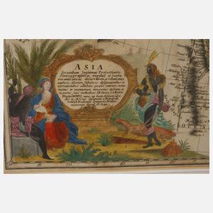 Johann Baptist Homann, Karte Asien