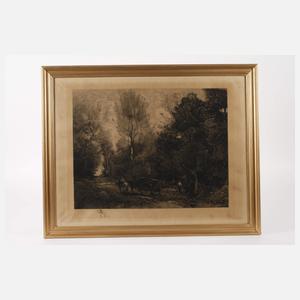 George Garen nach Jean Corot, Holzsammler