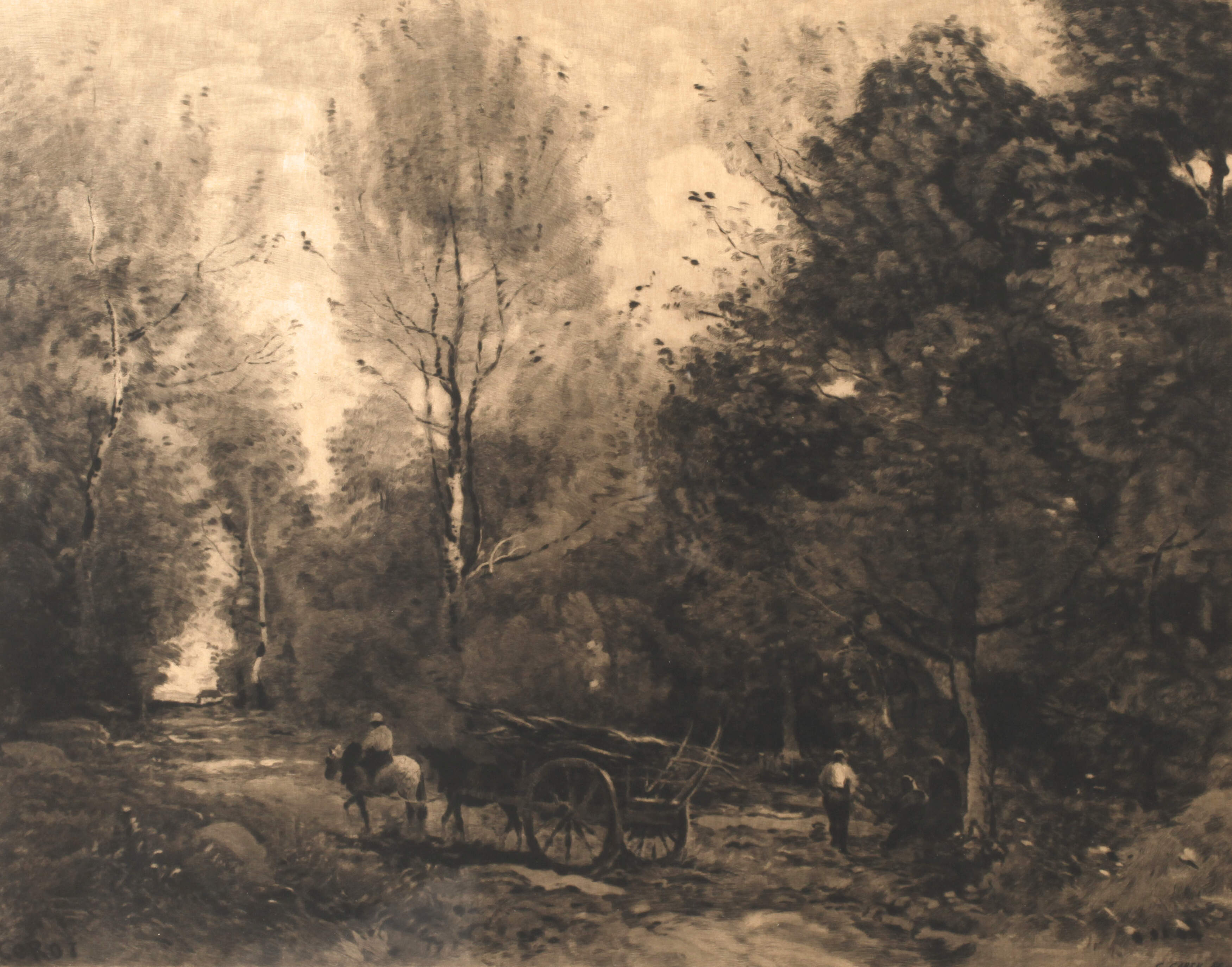 George Garen nach Jean Corot, Holzsammler