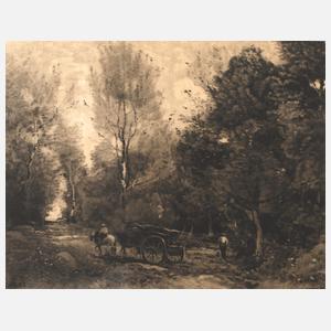 George Garen nach Jean Corot, Holzsammler