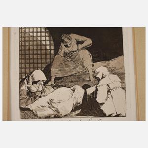 Francisco de Goya, "Las rinde el Sueño"