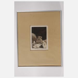 Francisco de Goya, "Las rinde el Sueño"