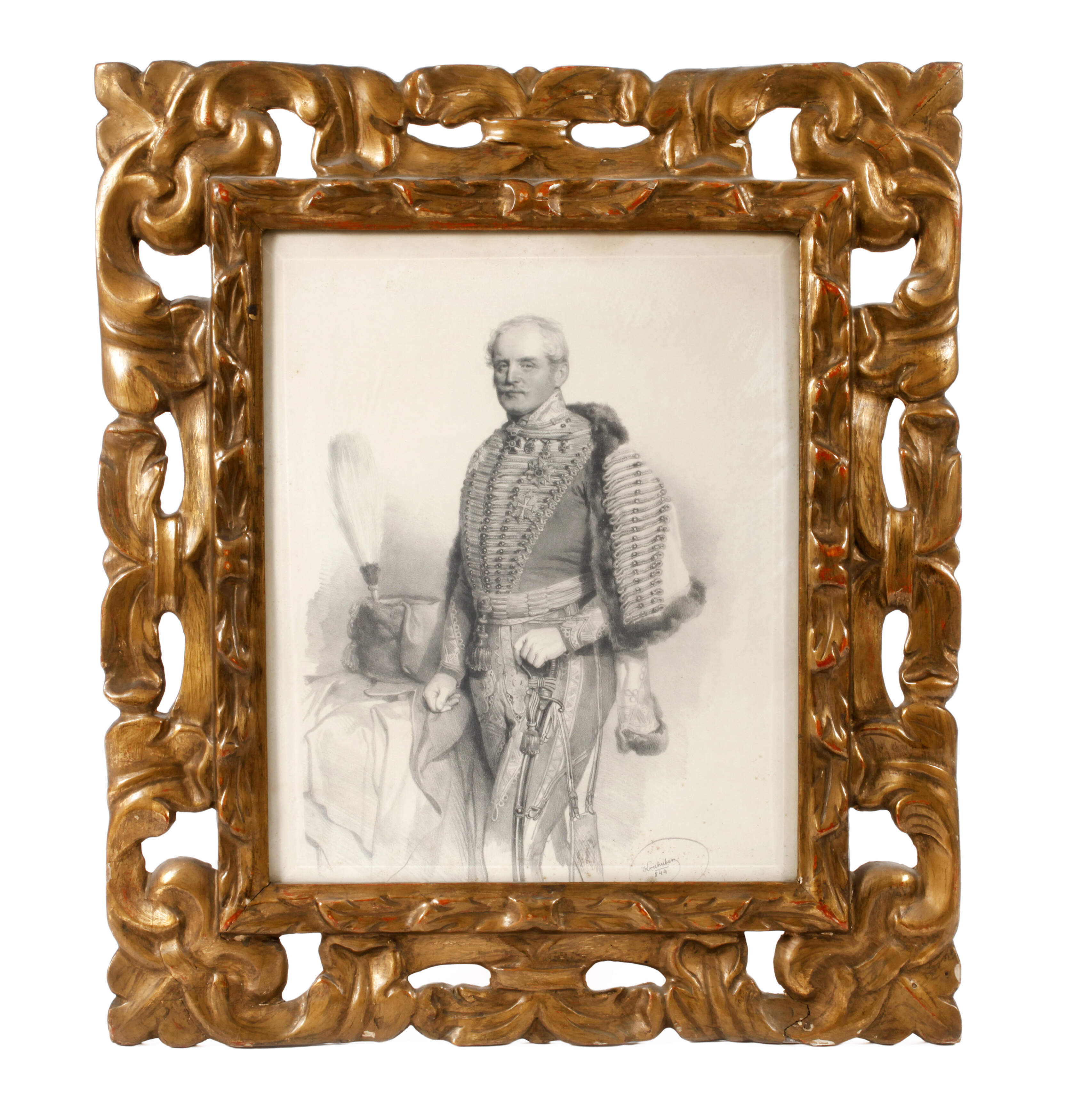 Josef Kriehuber, "Eduard Graf von Woyna"