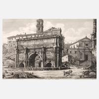 Luigi Rossini, "Veduta dell´Arco di Settimio"111