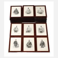 Großer Konvolut Portraits europäische Regenten111