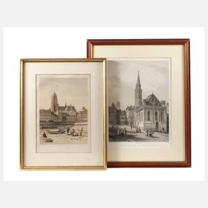Paar historische Frankfurtansichten