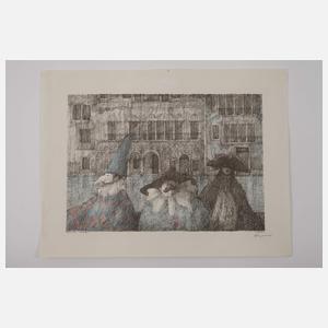 Paul Flora, Graphikkonvolut Venedig