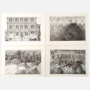 Paul Flora, Graphikkonvolut Venedig