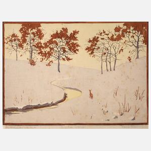 Dagmar Hooge, "Junge Eichen im Winter"