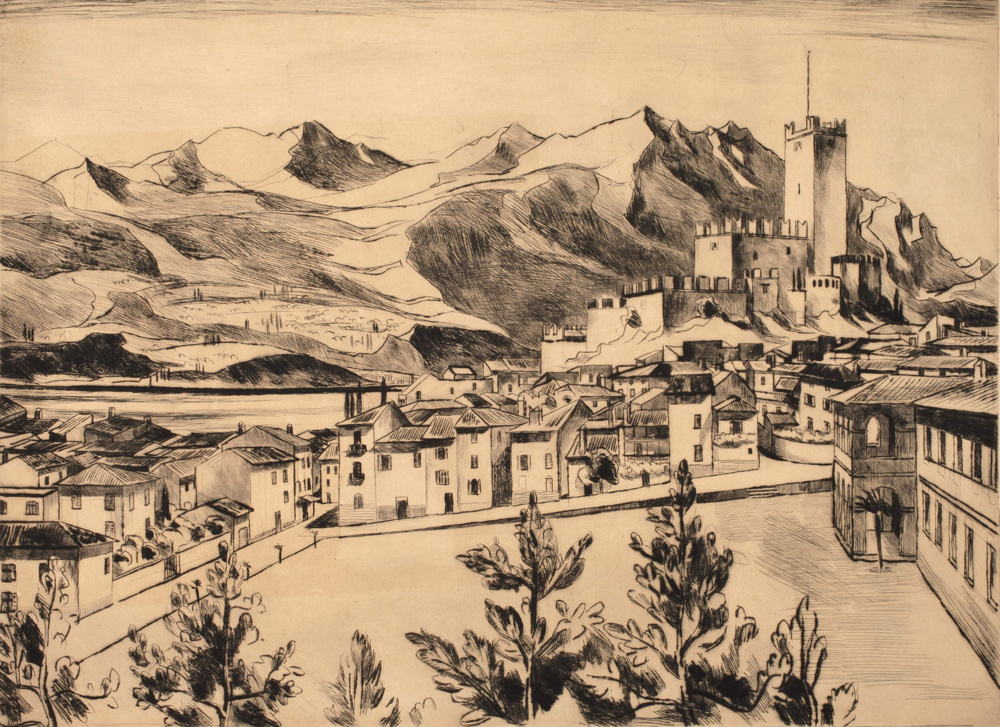 Franz Maria Jansen, Malcesine am Gardasee