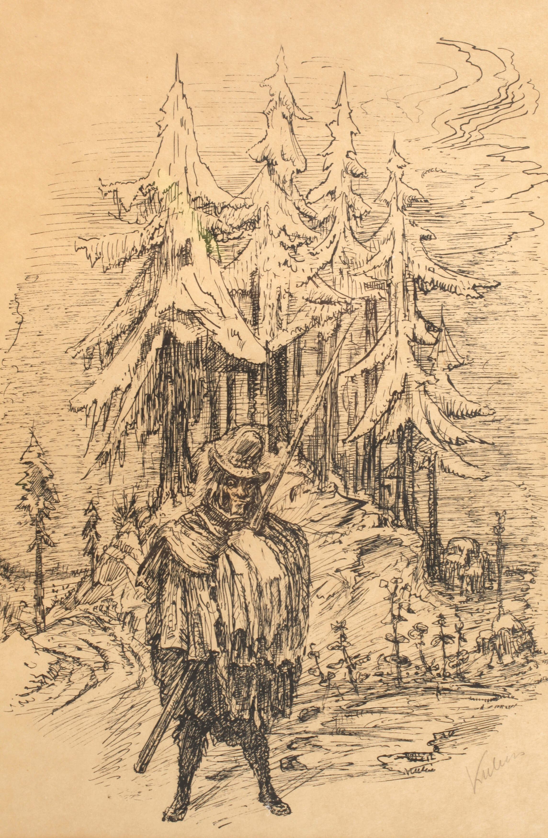 Alfred Kubin, Der wilde Mann
